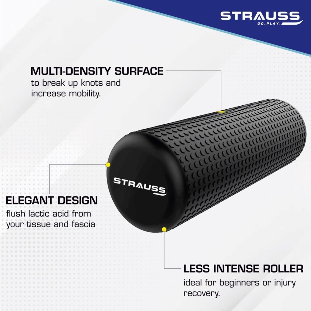 Strauss Yoga Foam Roller Deep Tissue